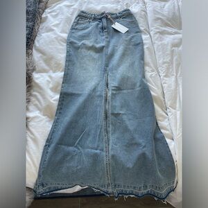 Women's denim skirt